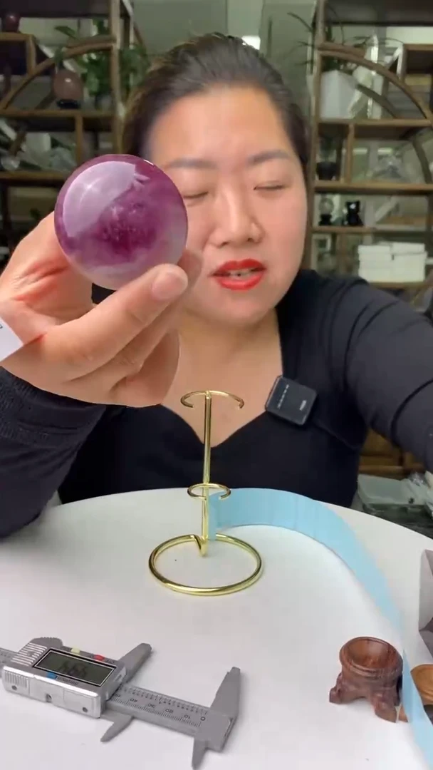 球未镶嵌萤石萤石球D581