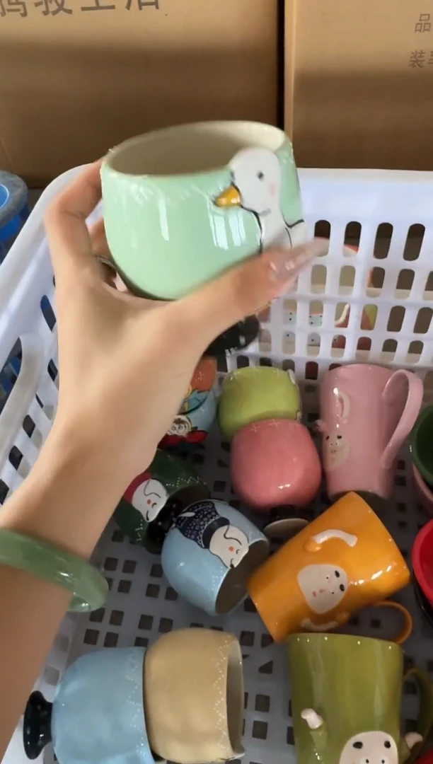 陶瓷【唯品瓷】手工手绘陶瓷直播间
