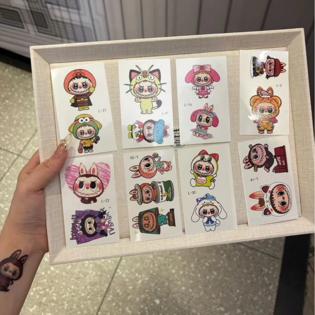 超火高颜值持久防水的拉布布纹身贴纸来啦