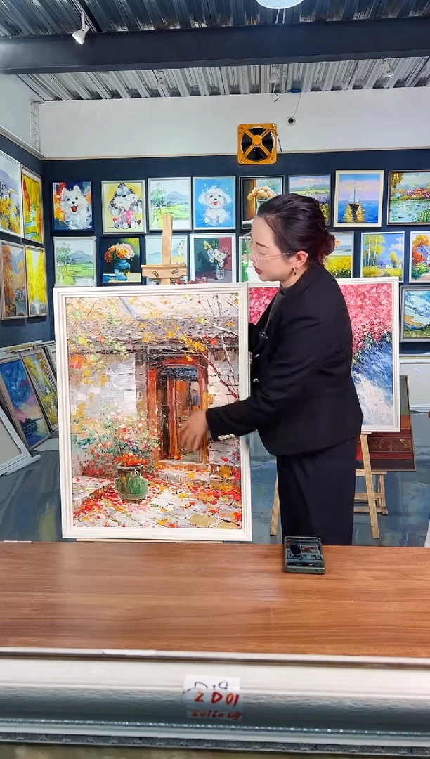 【闪购商品】油画21号 70*100 门-手绘油画