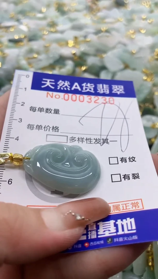 颈饰未镶嵌翡翠天然A货翡翠