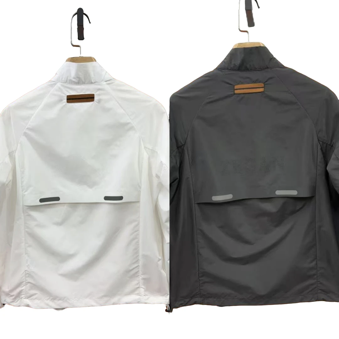 夏季新款3121男士休闲时尚百搭轻奢薄款立领拉链防晒夹克上衣外套