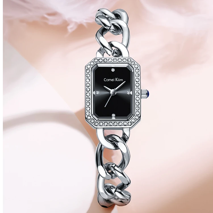 【小ck】官方正品璀璨星空小方糖手表腕表石英表简约时尚轻奢小方表