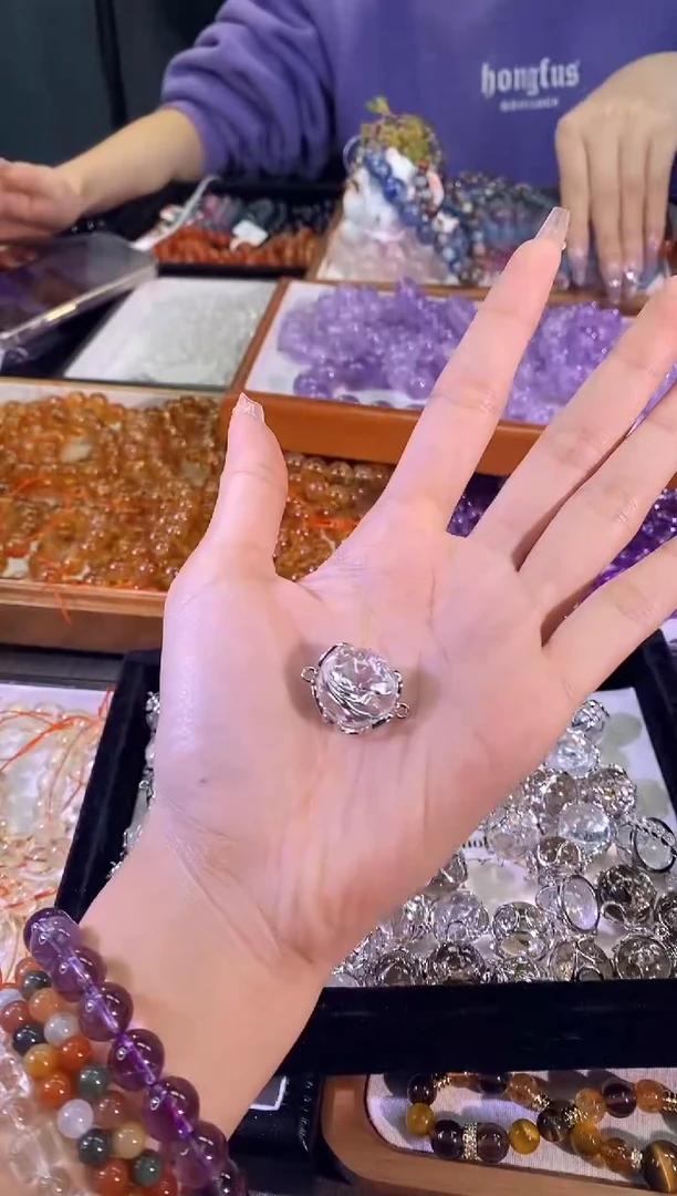 【闪购商品】水晶珠宝半成品合金白阿塞配件阿塞体16M+多样性发其一