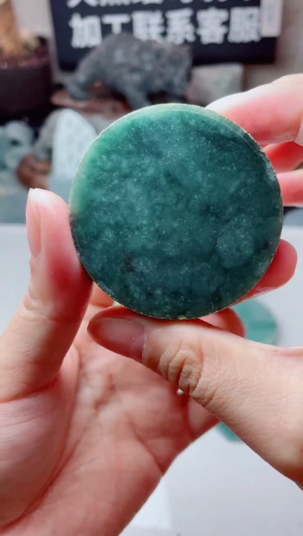 翡翠未镶嵌颈饰4329.....