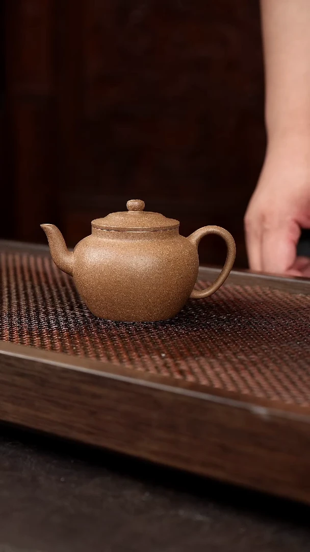 茶壶紫砂芝麻绿宫灯