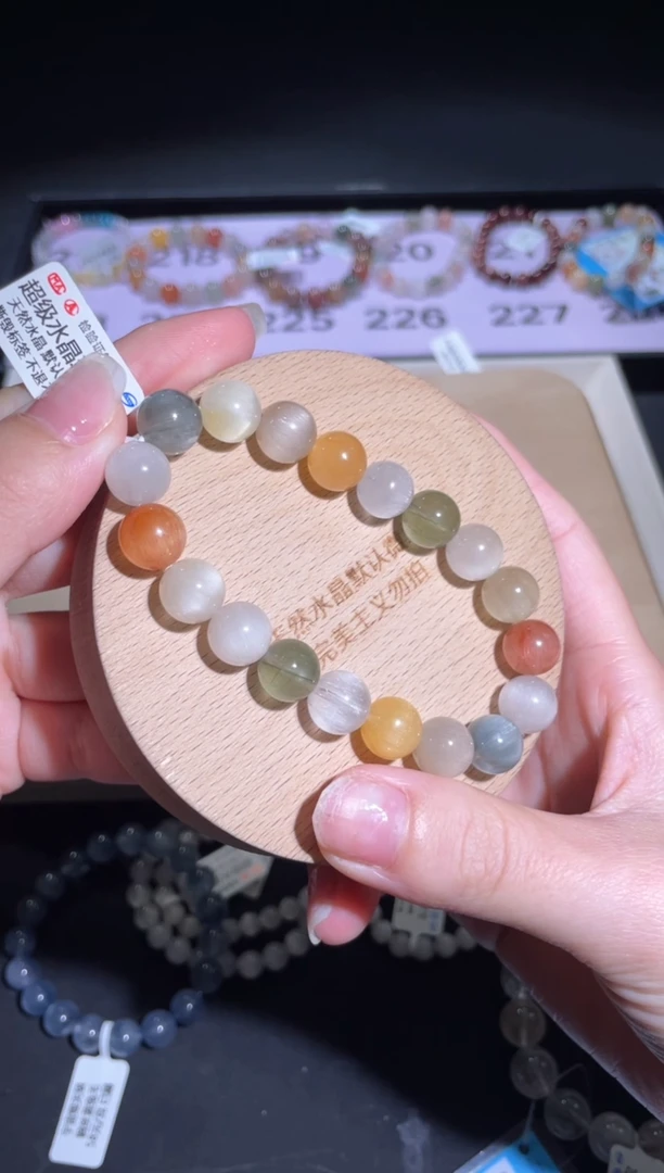 水晶手链未镶嵌游***提223号多样性发货一BB 10+