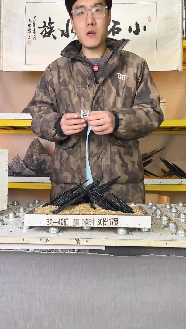 186    小石潭造景不带编号不含底沙沙盘