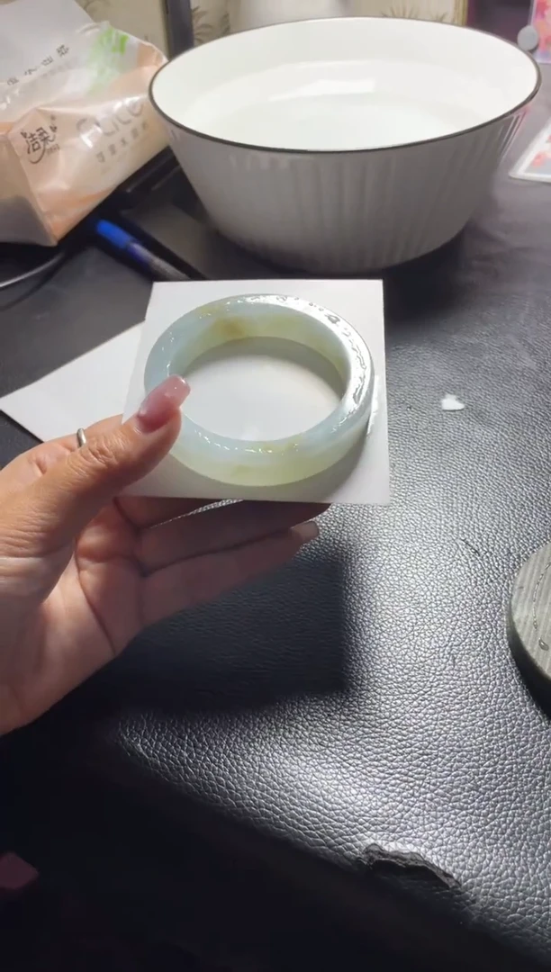 未镶嵌手镯定制翡翠O****爱正圈AJC40SZDZS