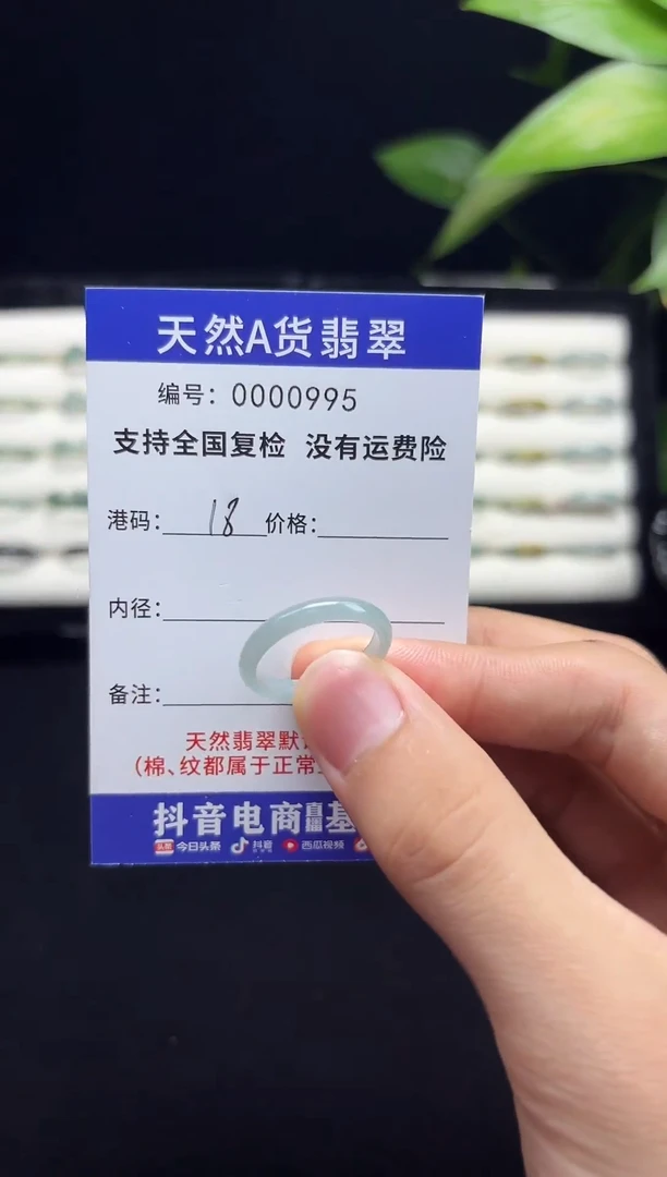 未镶嵌戒指翡翠天然A货翡翠戒圈