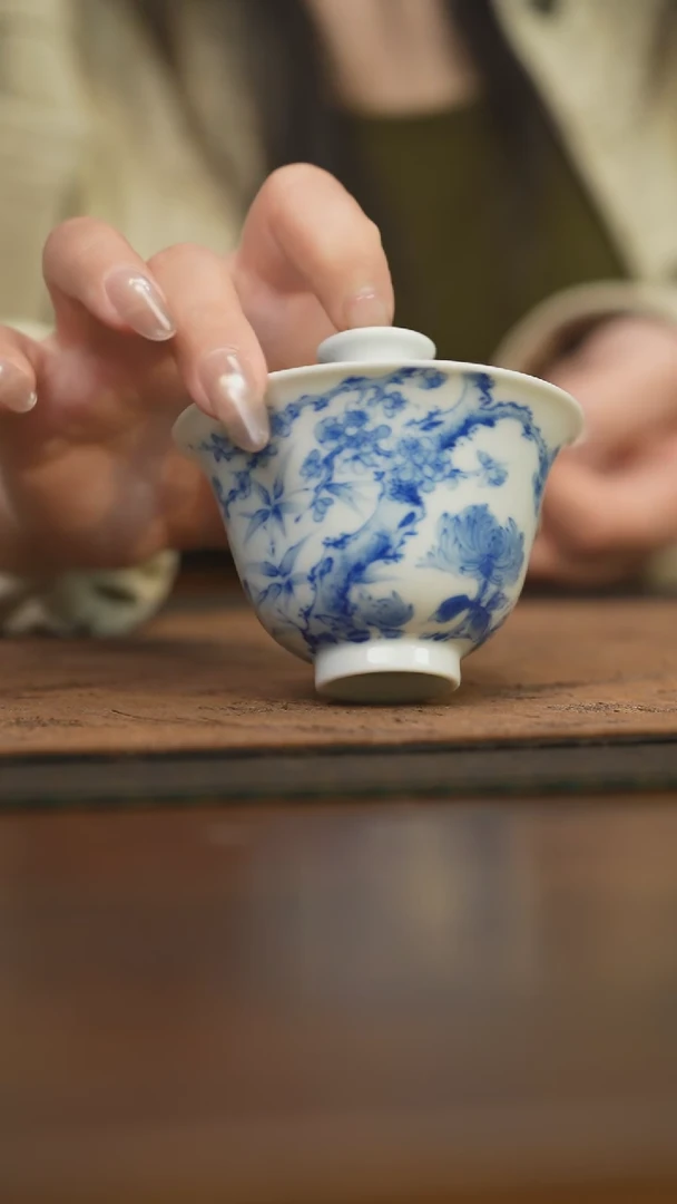 【闪购商品】杯柴窑青花破价福利
