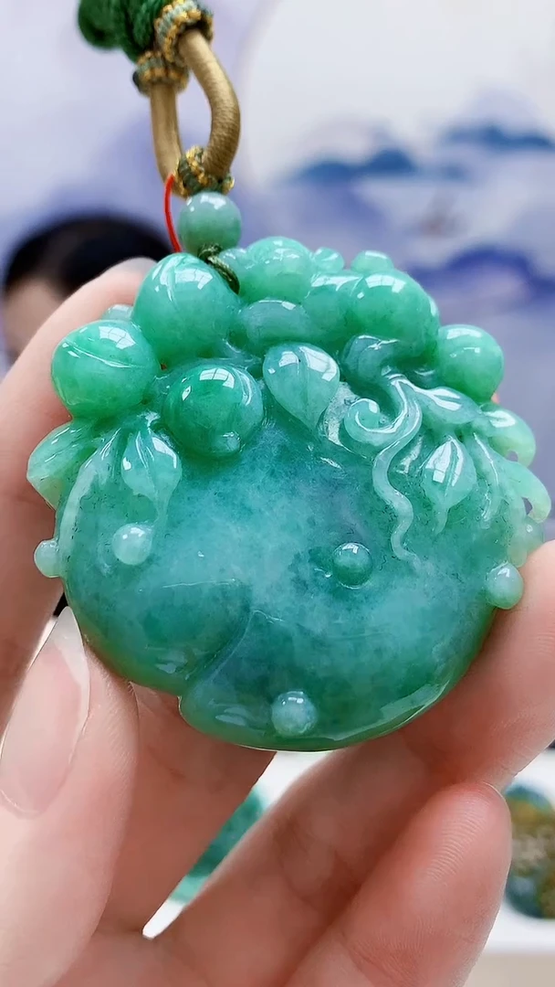 未镶嵌定制翡翠4852ry-毛货挂件151