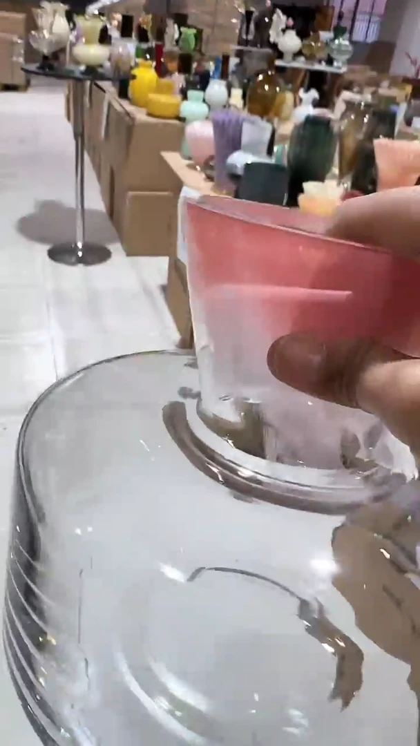 【闪购商品】玻璃粉口扁瓶