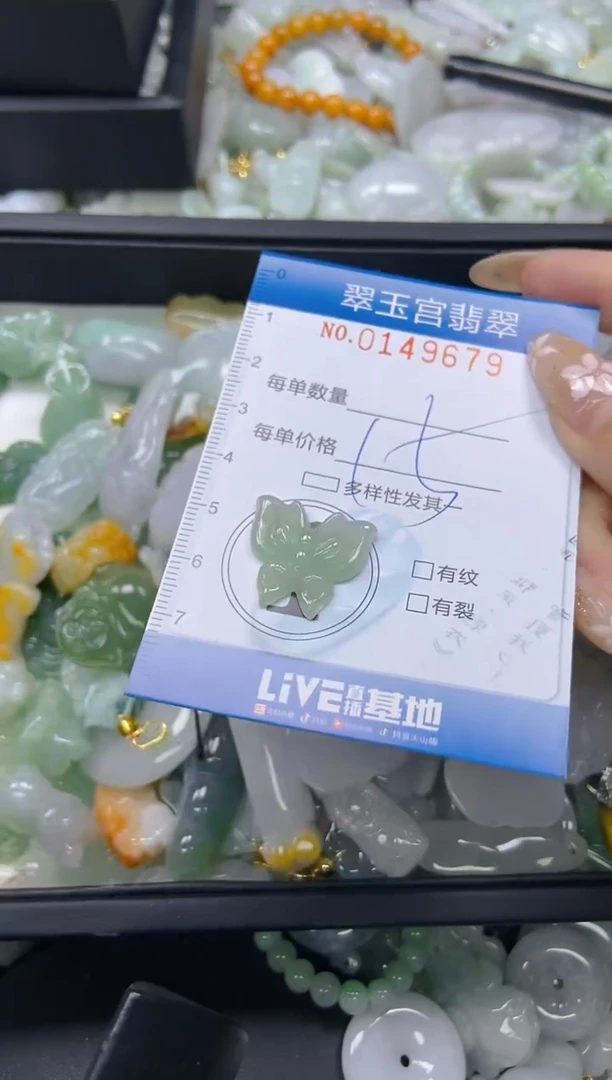 翡翠未镶嵌颈饰闪购0149679