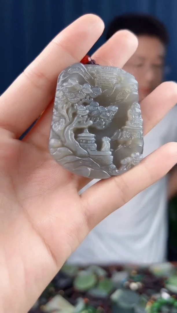 颈饰未镶嵌和田玉拍一发一，多样性发货