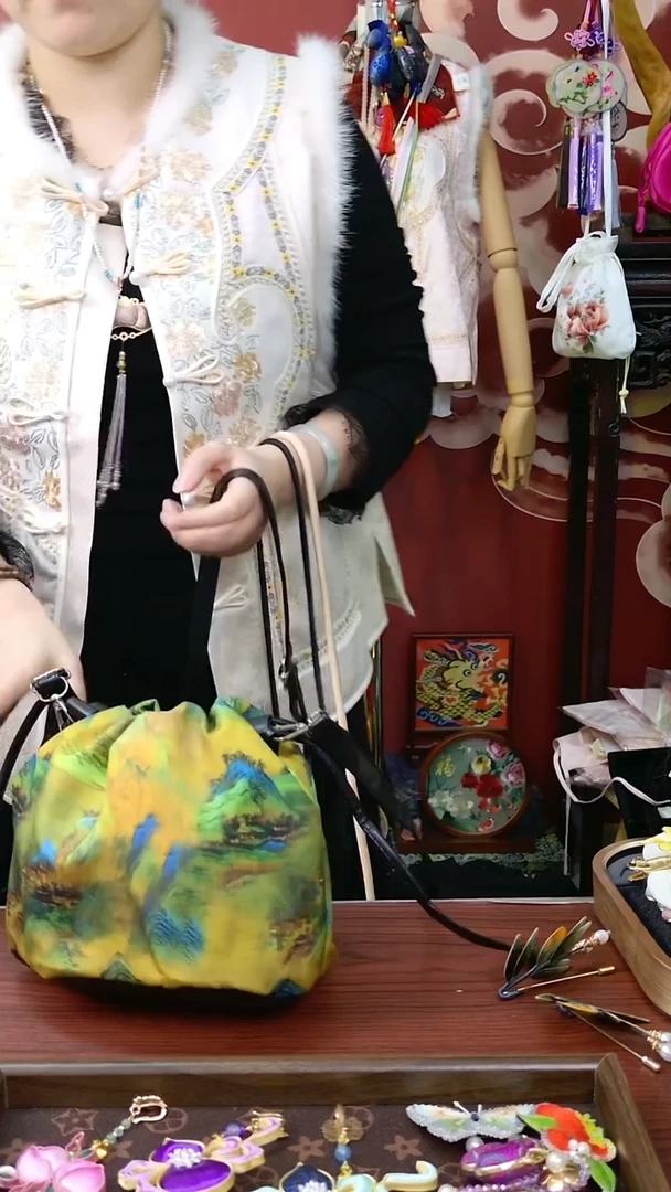 纯铜合金琉璃非遗绒花好美