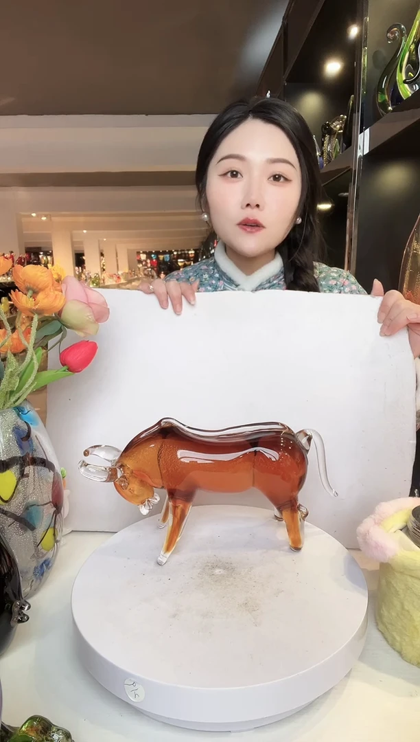 【闪购商品】茶盏琉璃摆件家居摆件