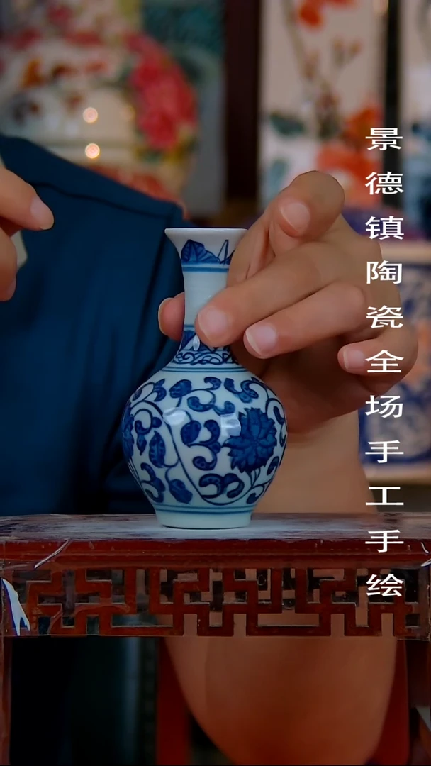 摆件景德镇陶瓷 全场手工手绘