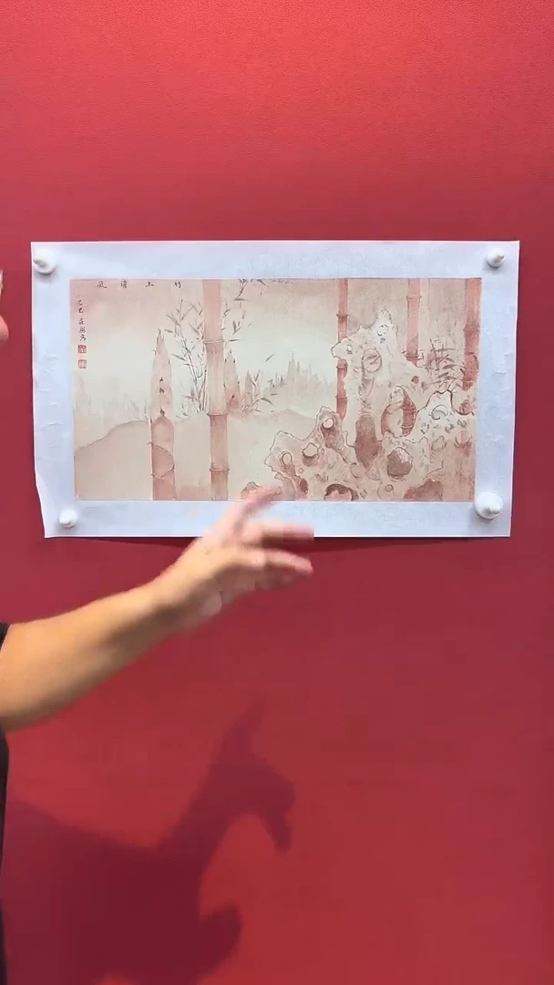 国画庄彬-国画没骨花鸟1平尺