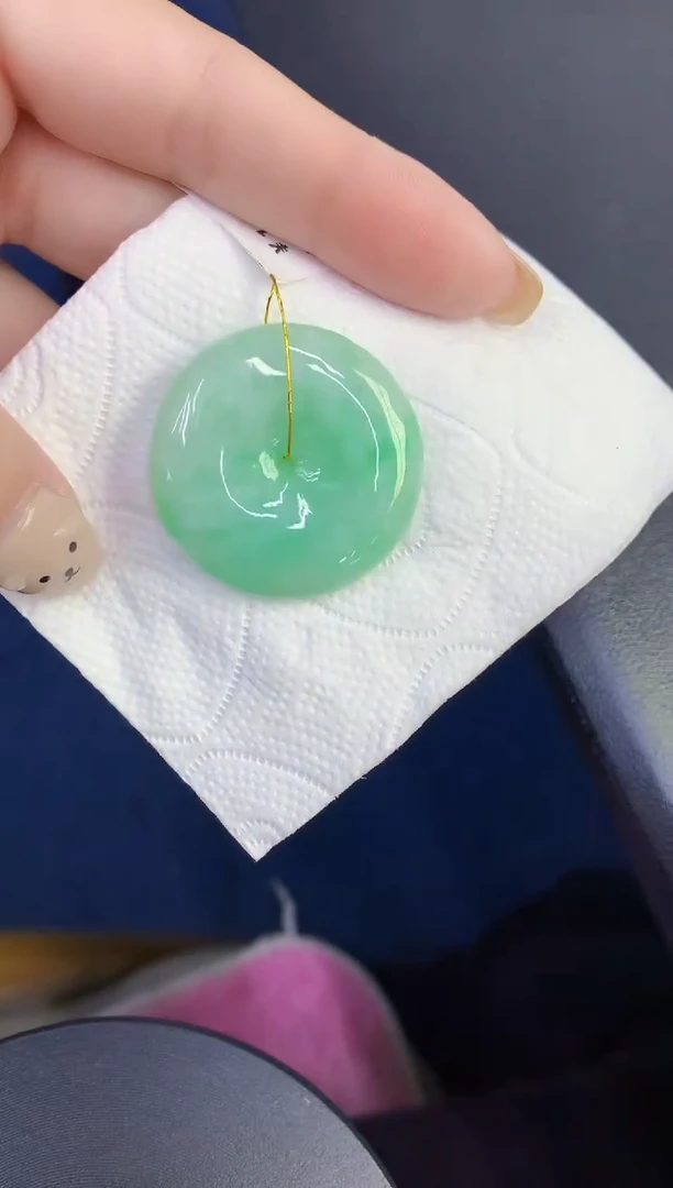 颈饰未镶嵌翡翠缅甸天然翡翠a货