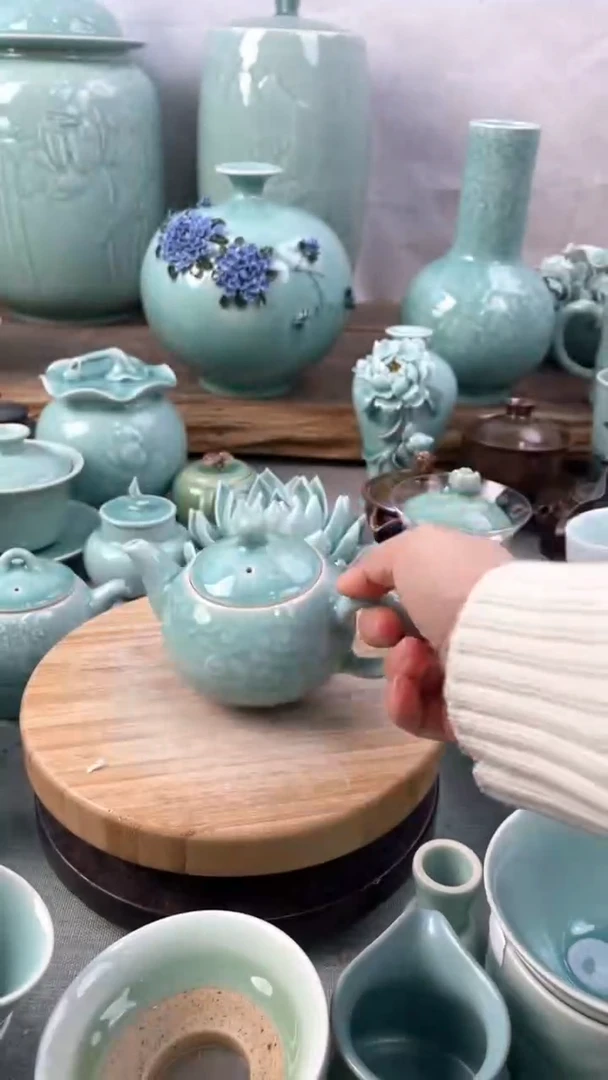 【闪购商品】特价 微瑕 慧仙青瓷