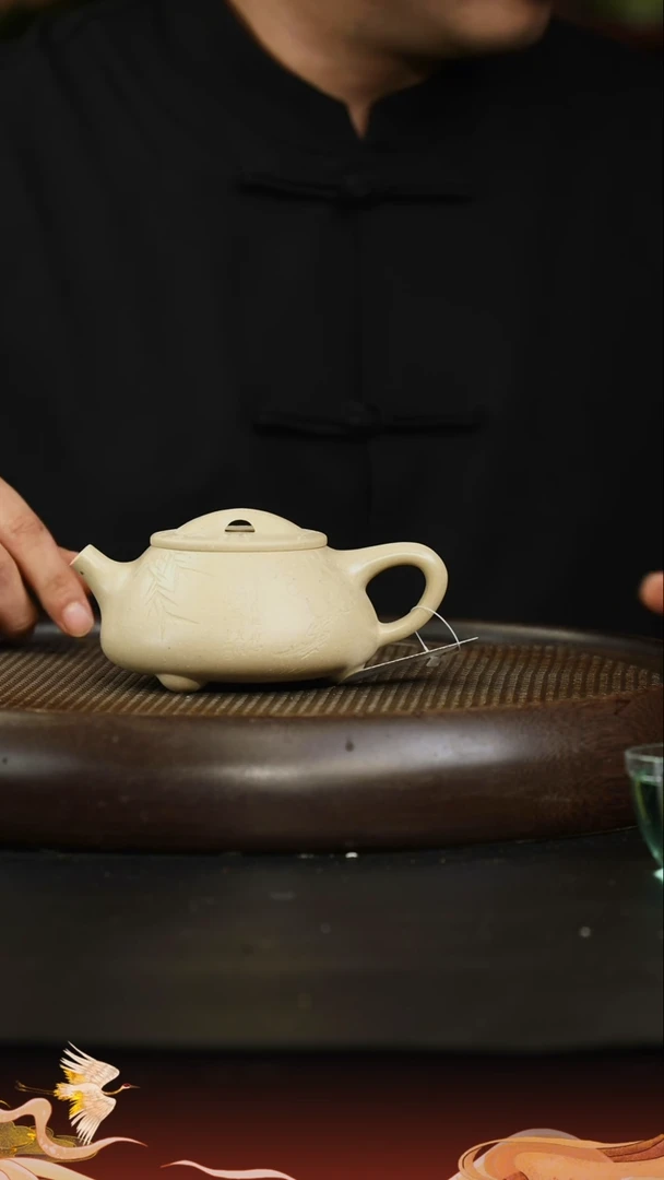 茶壶紫砂紫砂壶30 本绿 满瓢
