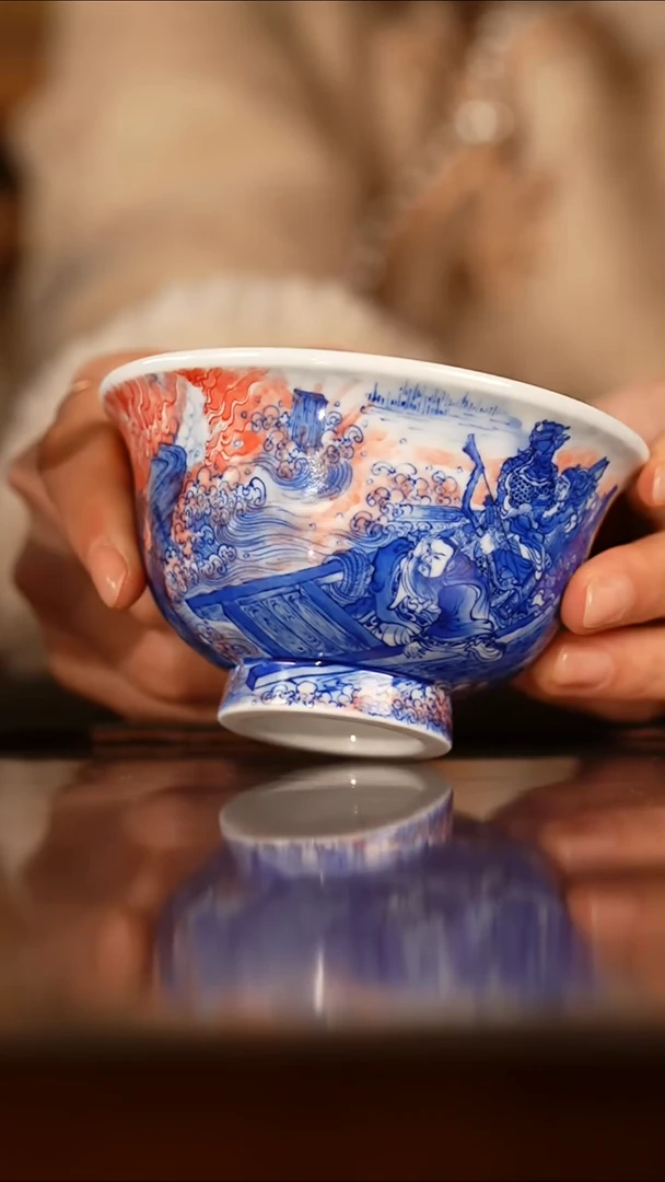 瓷瓷姑娘燕鸿开物火烧赤壁压手杯