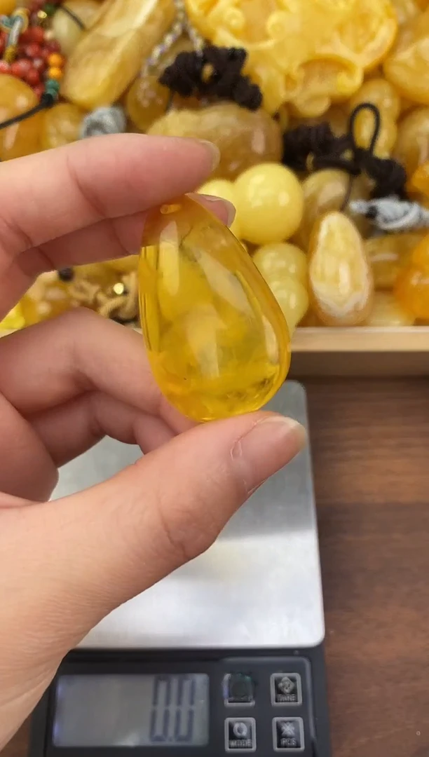 裸石琥珀未镶嵌天然琥珀蜜蜡