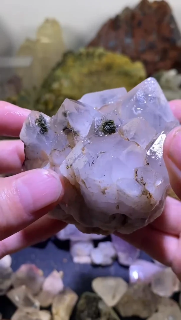 未镶嵌珠宝半成品水晶57号255g四川超七花园水晶
