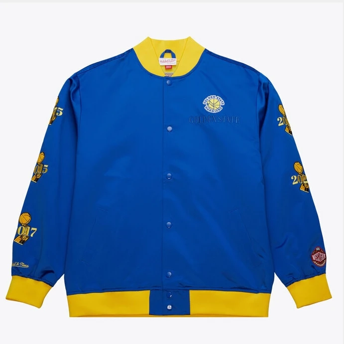 Mitchell&Ness-湖人勇士公牛Lifestyle男子梭织无帽外套
