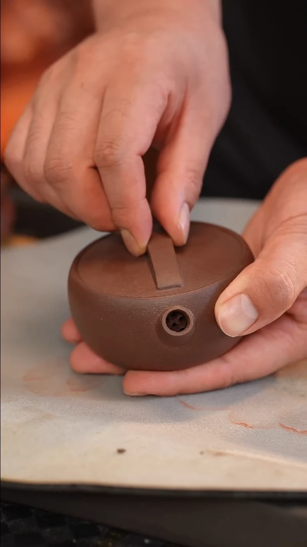 茶壶紫砂原矿手工制作宽口