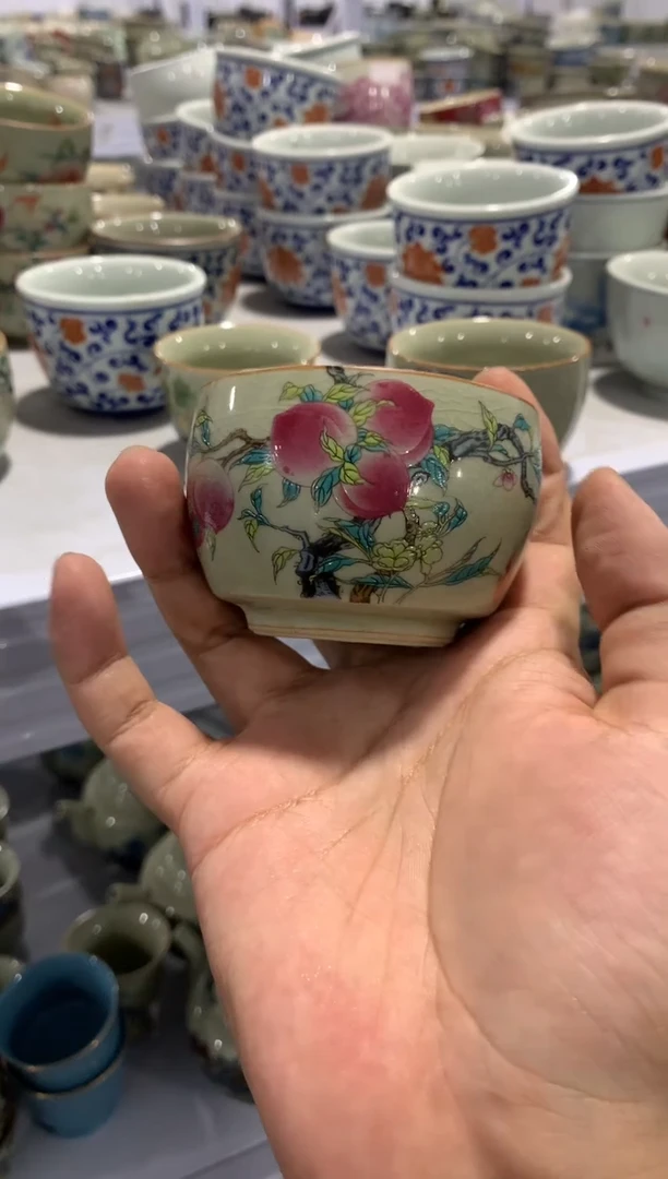 茶壶、盖碗、主人杯、客杯（轻轻微瑕介意勿拍）