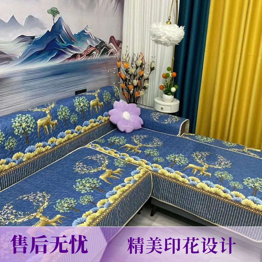 A-沙发垫套装全套四季通用防滑盖布巾防滑坐垫沙发套罩BH283商品图