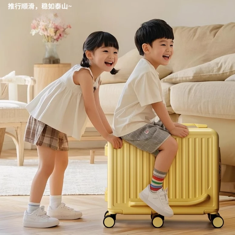 儿童行李箱2025新款男女可骑可坐拉杆箱结实抗压密码箱宝妈遛娃器
