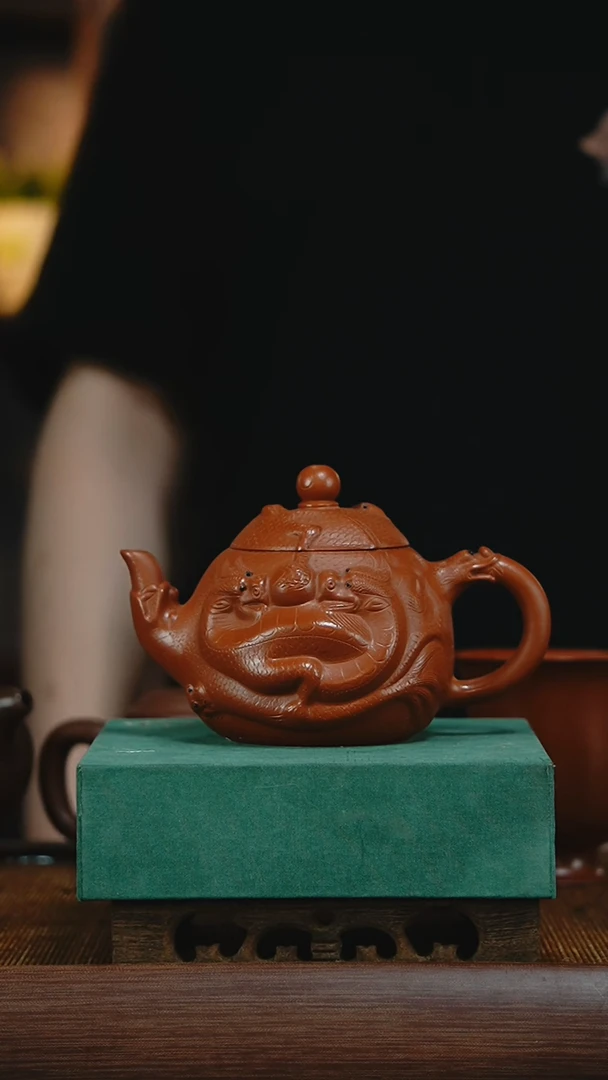 茶壶紫砂朱泥200c'c