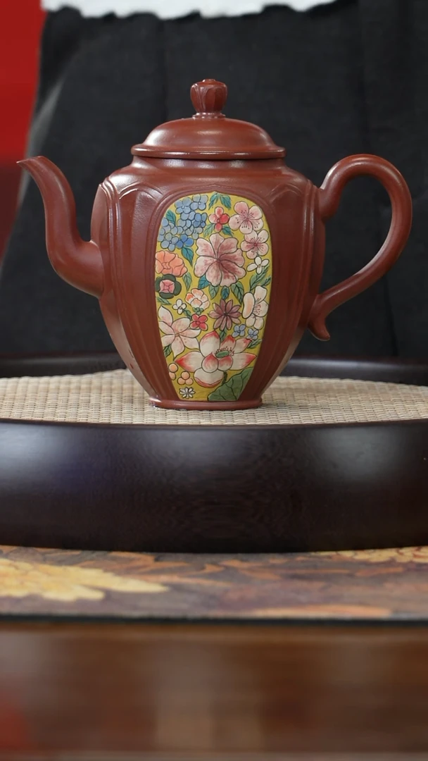 【闪购商品】紫砂茶壶CY821陈晔特级红泥华莲