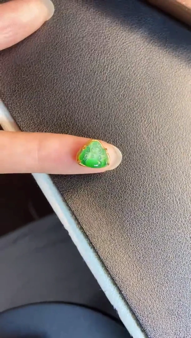 吊坠(不含链)银S925镶嵌翡翠1