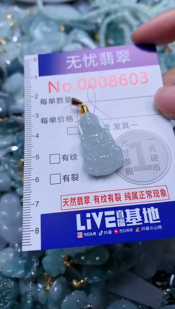 颈饰未镶嵌翡翠8603