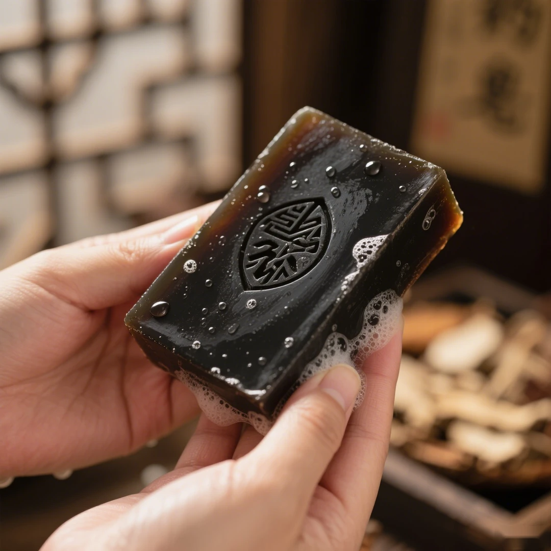 【官方正品】乌斯曼草五黑手工洗发皂手工皂ygj