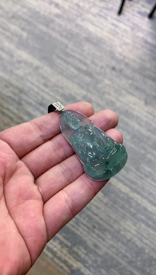 颈饰未镶嵌翡翠天然A货翡翠