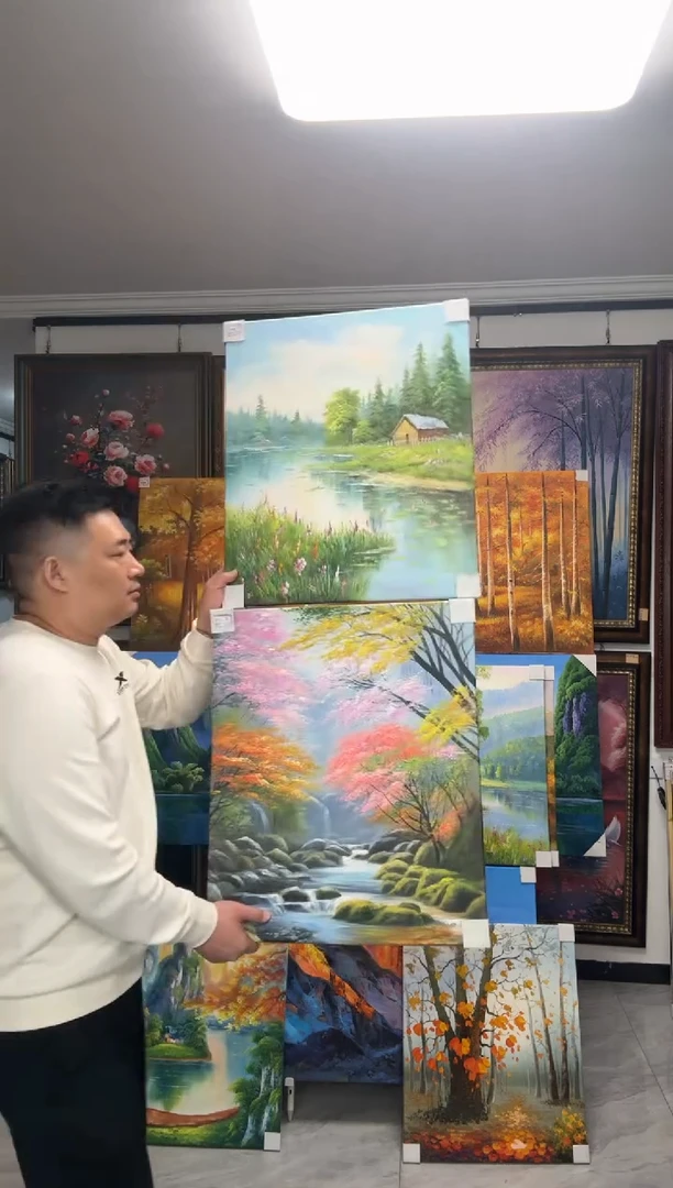 油画闪购纯手绘油画风景*2