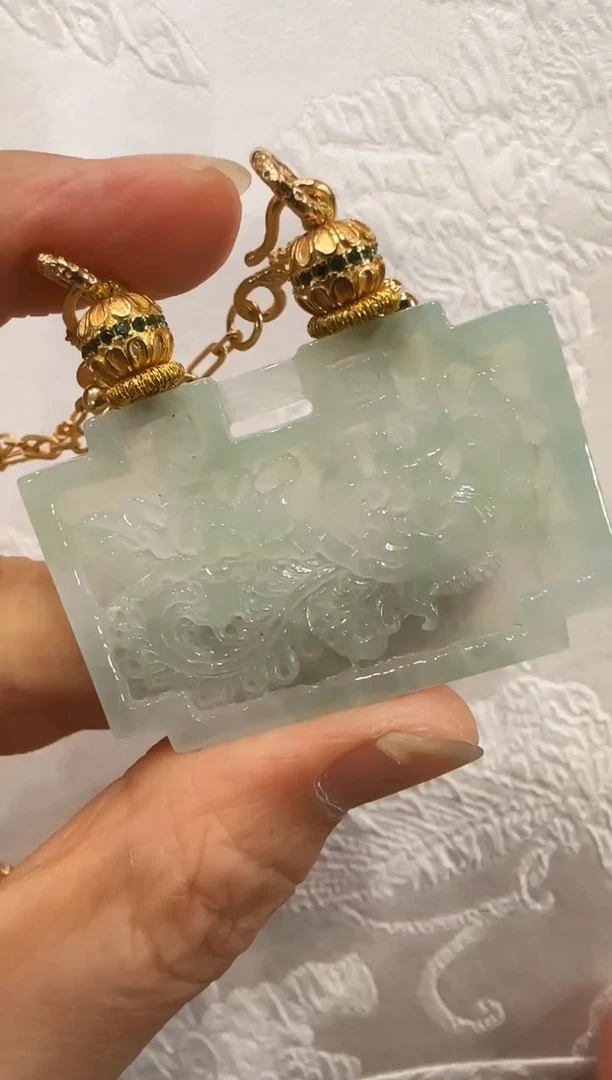 颈饰未镶嵌翡翠国风