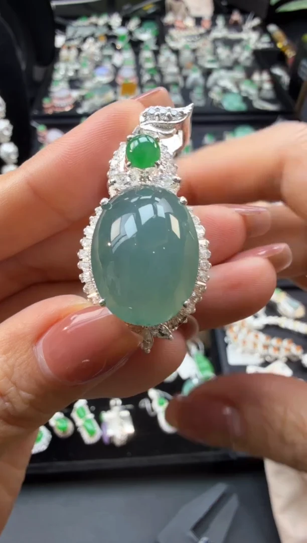 【闪购商品】翡翠裸石未镶嵌翡翠裸石天然A货