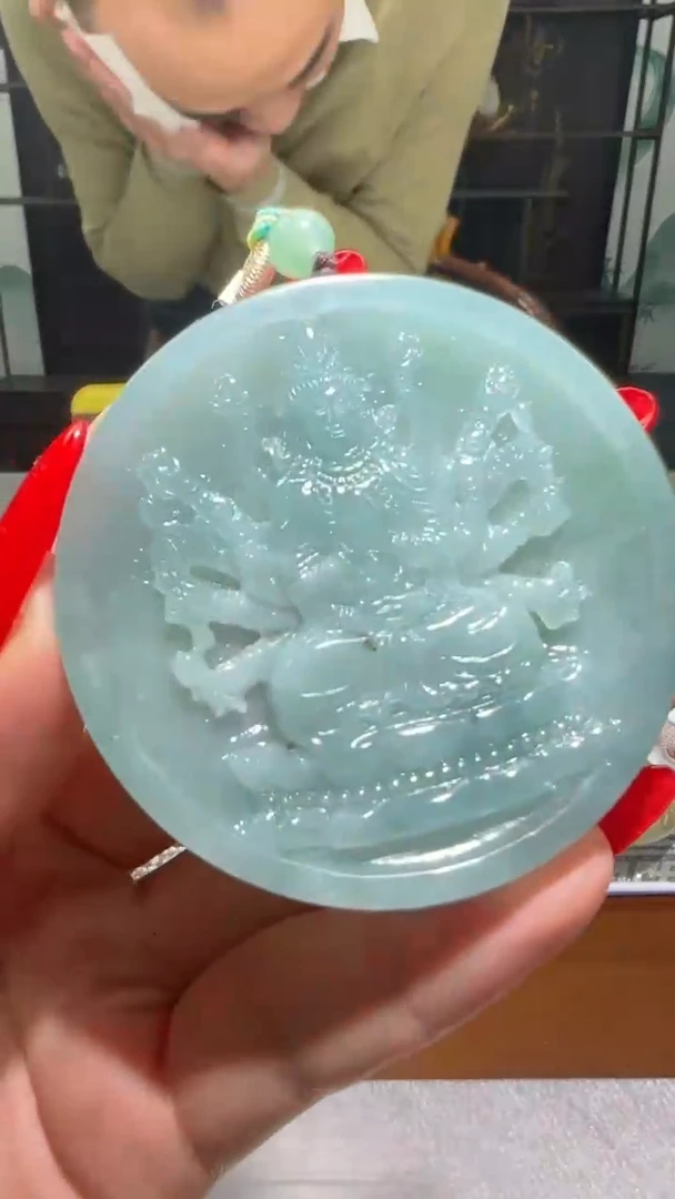 【闪购商品】翡翠颈饰未镶嵌天然翡翠A货吊坠