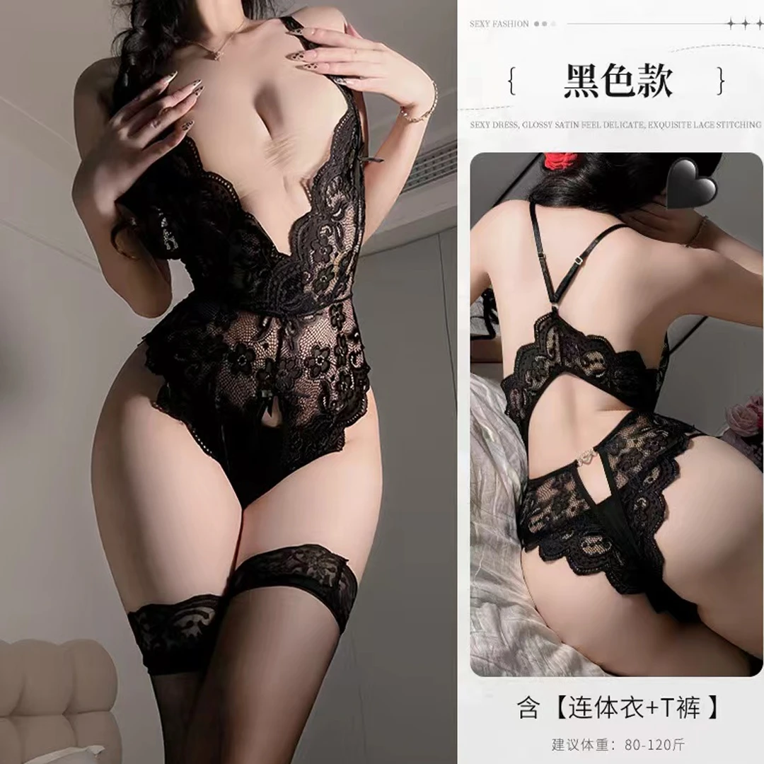 性感诱惑睡衣蕾丝制服约会套装战袍