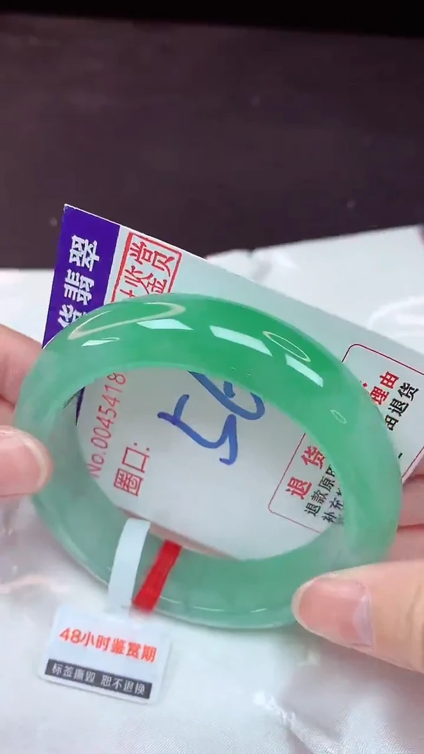 未镶嵌手镯翡翠56 （48小时鉴赏期 ）