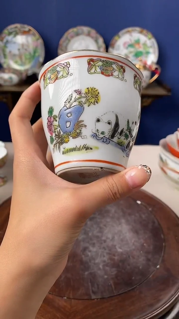 瓷片微瑕景德镇窑厂瓷摆件单件
