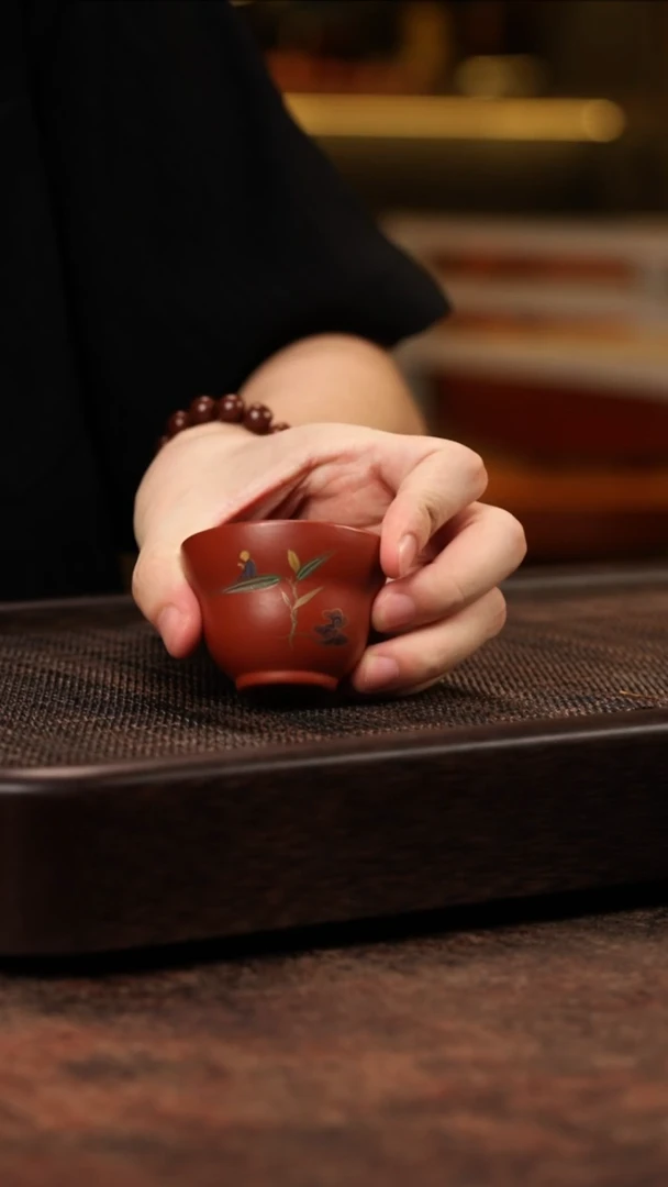 茶壶紫砂朱泥葫芦杯