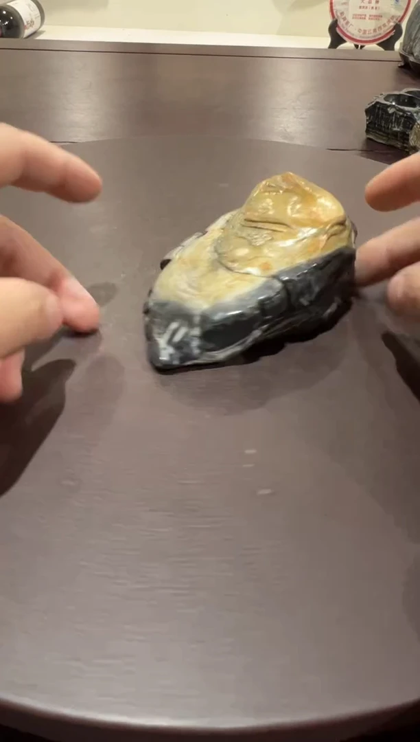 静*意境典雅砚台烟缸摆件