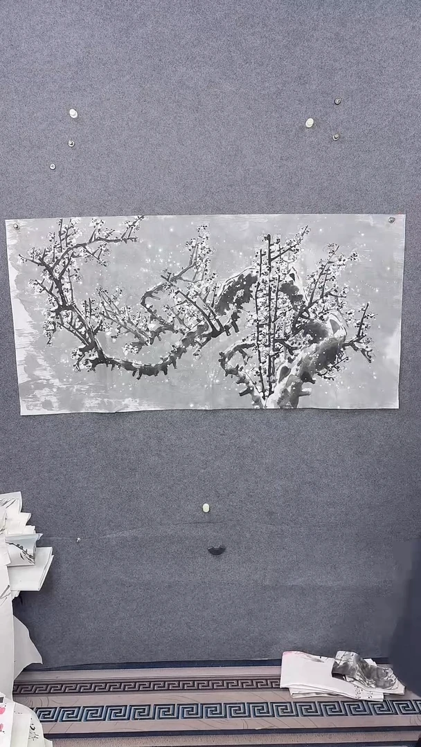 国画用****9136*68吴铁成作品